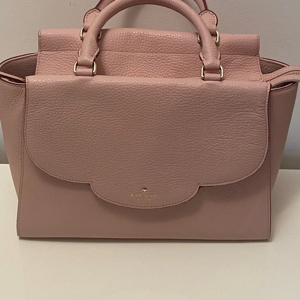 Kate Spade Leewood Place Makayla Scalloped Satchel - Pink